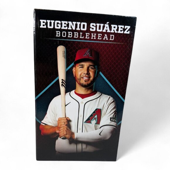 Eugenio Suarez 2025 Arizona Diamondbacks SGA Bobblehead Hands Up Pose Limited Ed - Picture 3 of 7